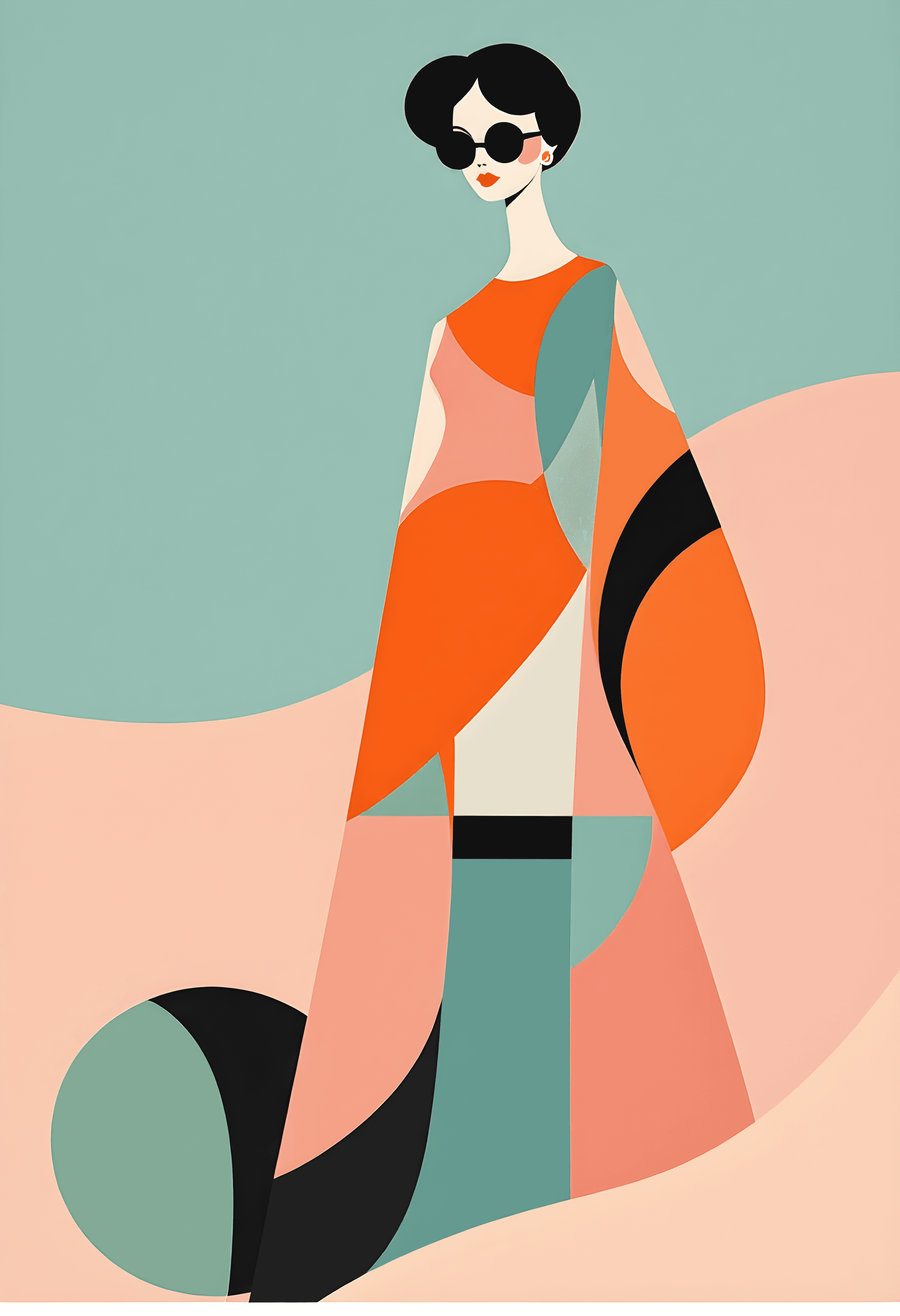 Vintage Italian department store poster #2