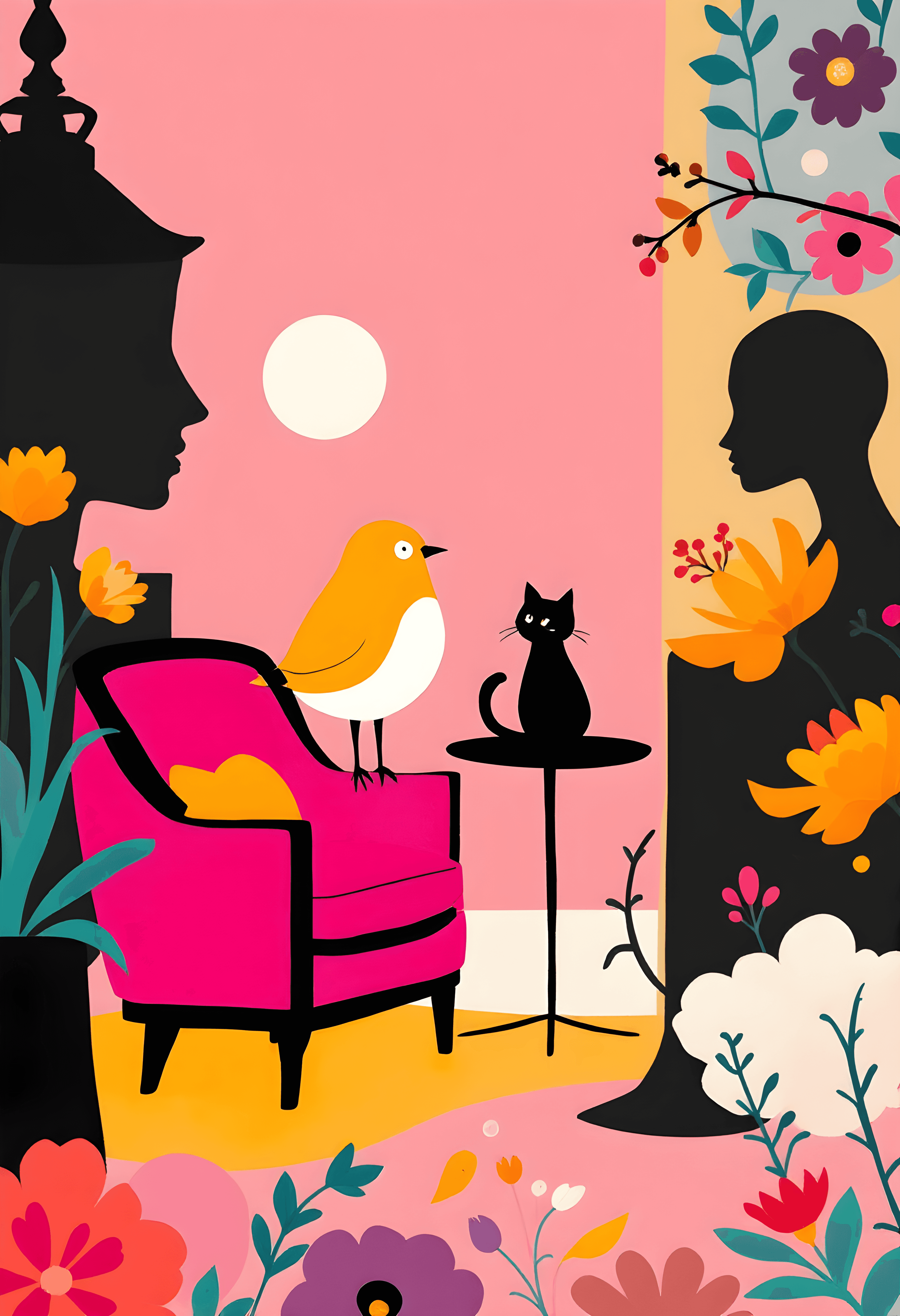 Mid-century Italian advertising poster